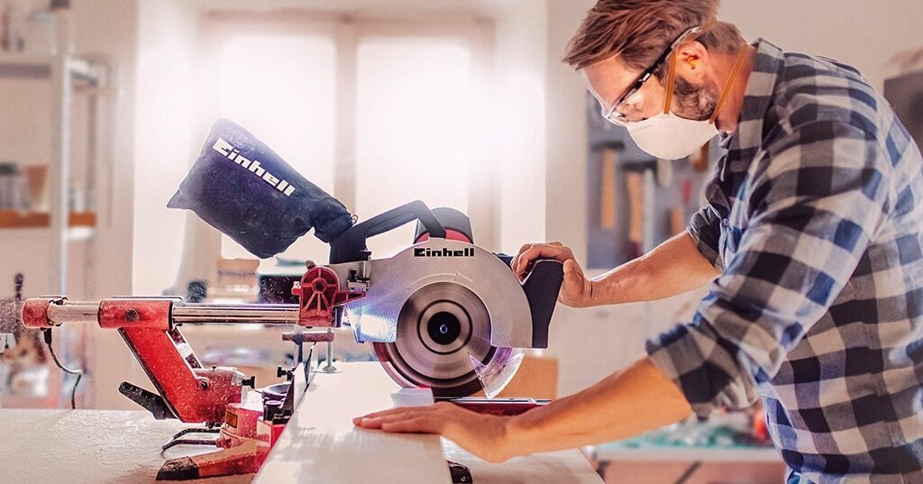 Mitre saw Application angle adjustment Einhell Blog