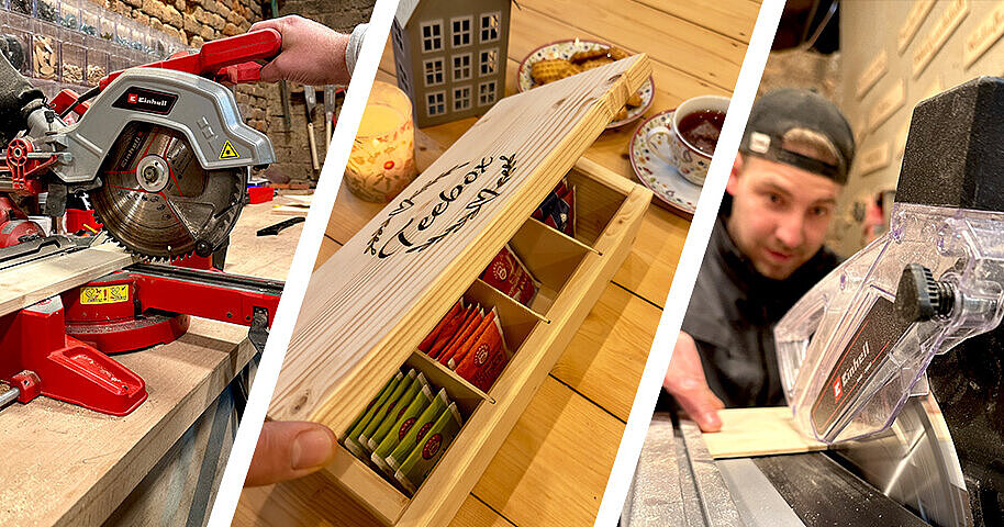 Wooden Tea Project DIY: Wooden Tea Box | Einhell Advisor
