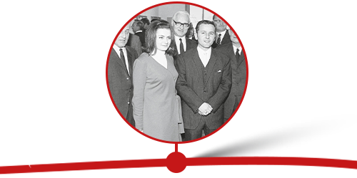 Zeitleistenbild mit Josef und Gisela Thannhuber.