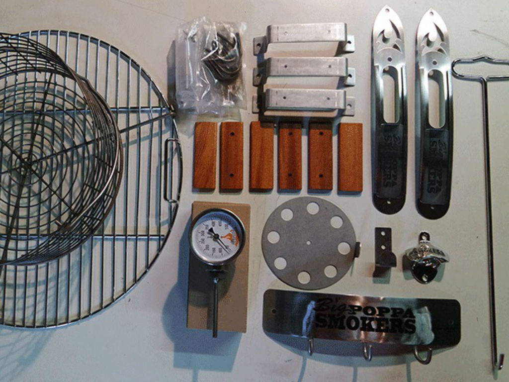 various components for the bbq smoker