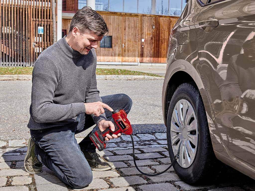 150PSI AUTO Fahrradpumpe Elektrisch Digitalanzeige Akku Reifendruck  Kompressor