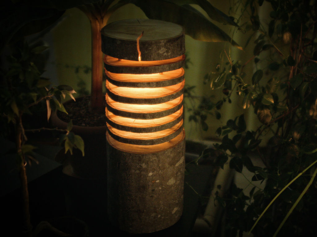 wooden lamp