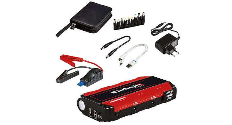 Auto-Starthilfe, 26000mAh 12V tragbarer Lithium-Starthilfe,  Autobatterie-Booster-Pack, Kurzschluss-/Überladungs-/Tiefentladungsschutz(Übersetzen)  : : Auto & Motorrad