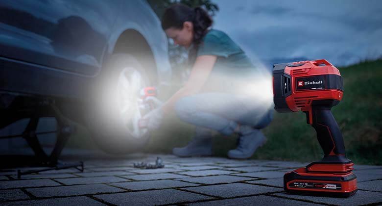 Einhell cordless light outlet