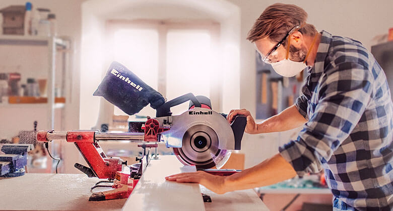 Einhell cordless chop shop saw
