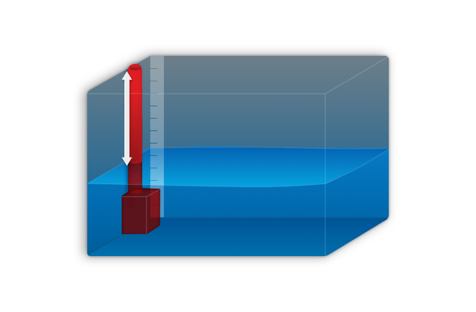 drawing of a water basin showing the headroom