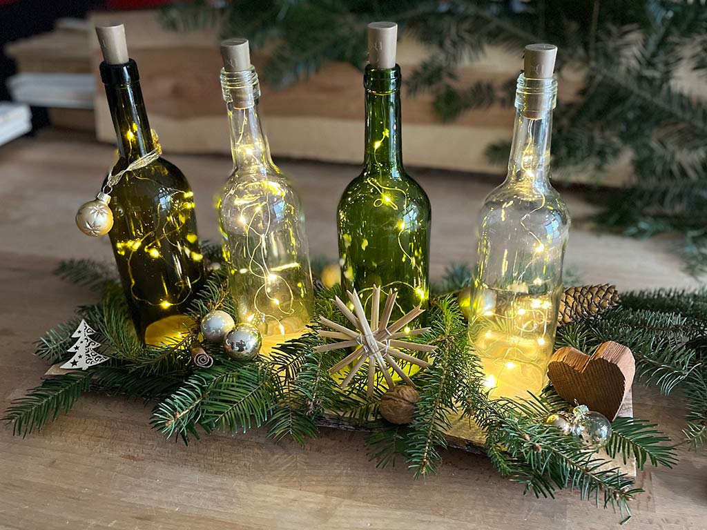 diy project advent bottles