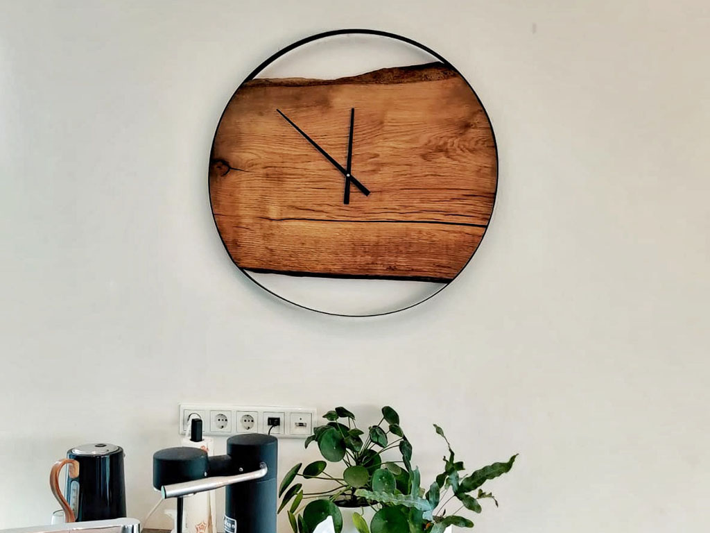 diy projekt xxl wanduhr